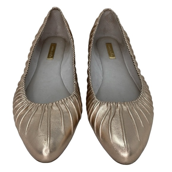 Louise Et Cie Ballet Flats Women's 8 Pink Leather Slip On Shoes - Picture 1 of 13
